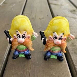 Vintage Warner Brothers, Inc Yosemite Sam Salt and Pepper Shakers Made in Japan